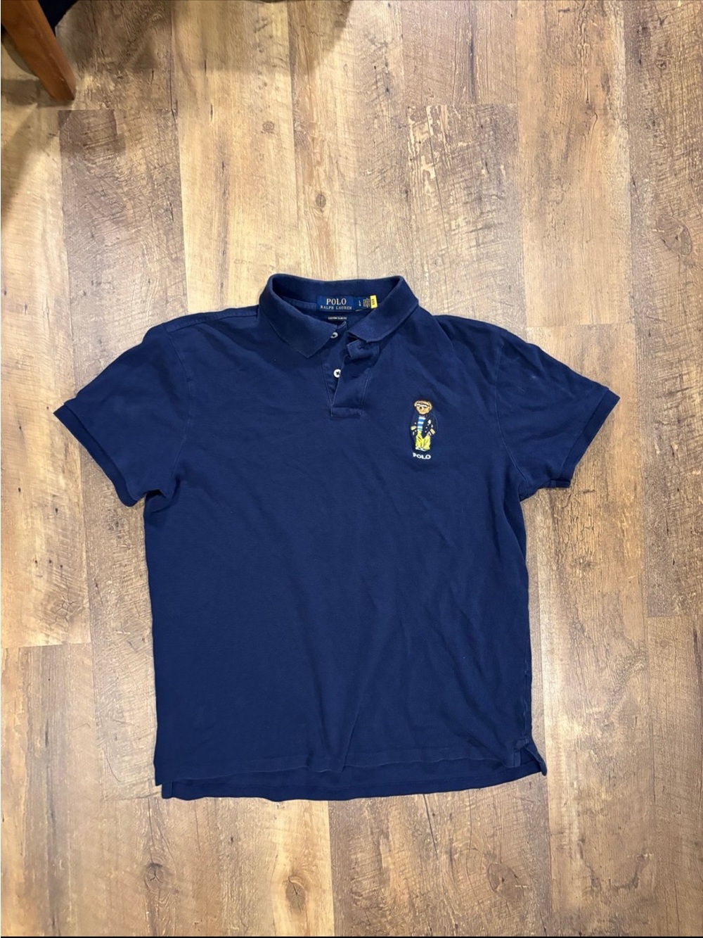 Polo Ralph Lauren Custom Slim Fit Polo Bear Polo Shirt - Picture 2 of 6